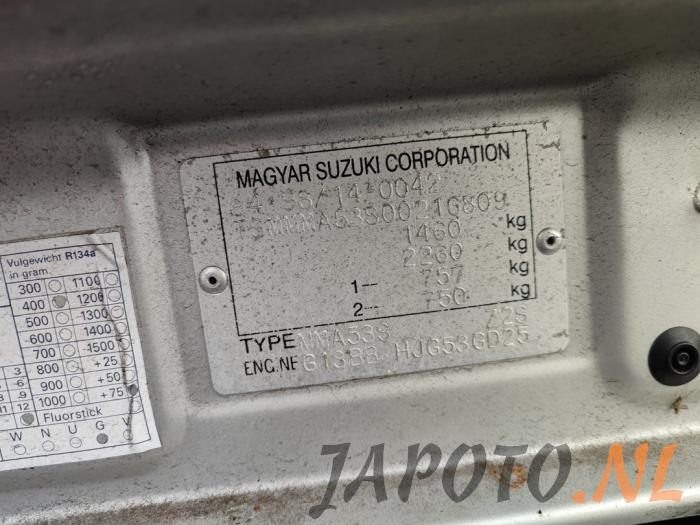Suzuki Wagon-R+ 1.3 16V Salvage vehicle (2003, Gray)