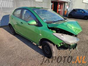 Mazda 2 1.3 16V S-VT Samochód złomowany (2010, Zielony)