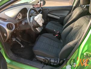 Mazda 2 1.3 16V S-VT Samochód złomowany (2010, Zielony)