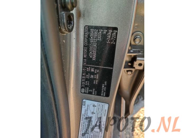 Kia Picanto 1.0 12V Vehículo de desguace (2018, Gris)