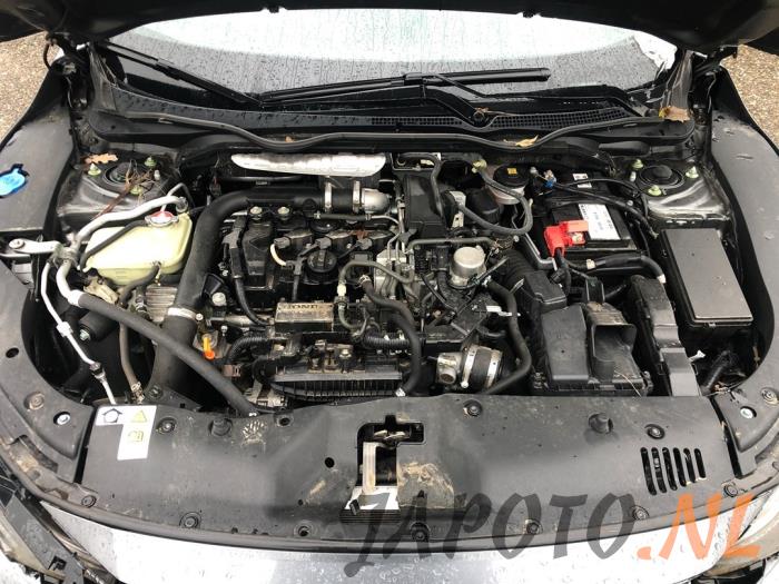 Honda Civic 1.0i VTEC Turbo 12V Vehículo de desguace (2018, Gris)