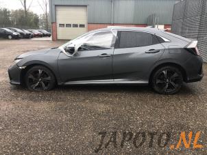 Honda Civic 1.0i VTEC Turbo 12V Épave (2018, Gris)