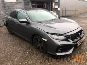 Honda Civic 1.0i VTEC Turbo 12V Épave (2018, Gris)
