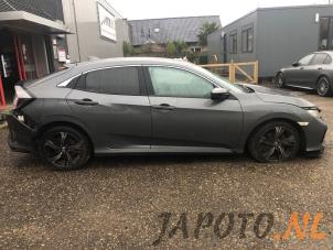 Honda Civic 1.0i VTEC Turbo 12V Épave (2018, Gris)