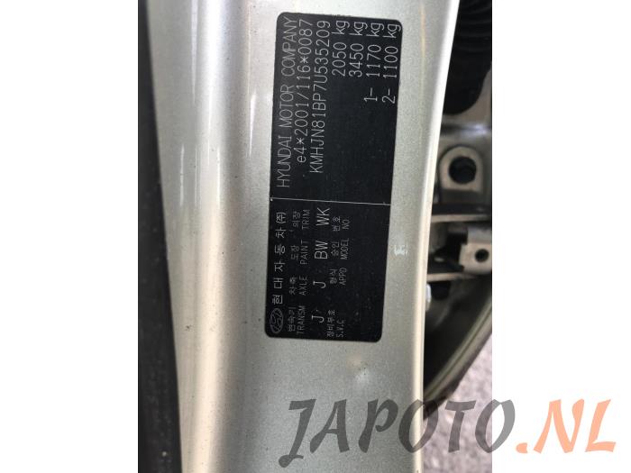 Hyundai Tucson 2.0 16V CVVT 4x2 Épave (2007, Gris)