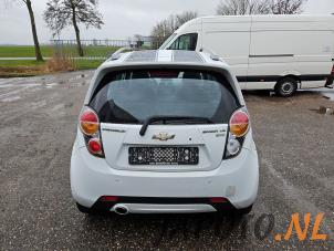 Chevrolet Spark 1.0 16V Bifuel Épave (2011, Blanc)