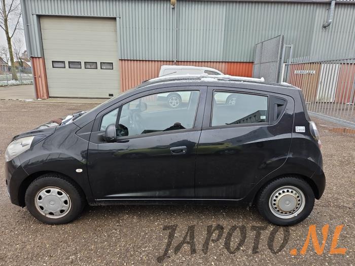 Chevrolet Spark 1.0 16V Bifuel Épave (2012, Noir)