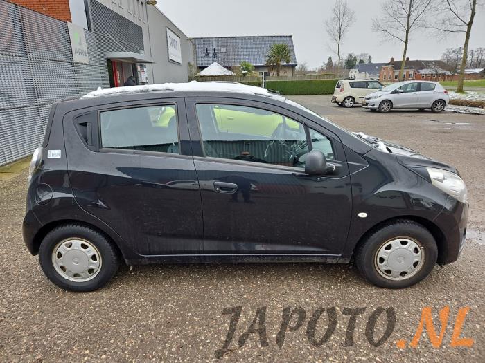 Chevrolet Spark 1.0 16V Bifuel Épave (2012, Noir)