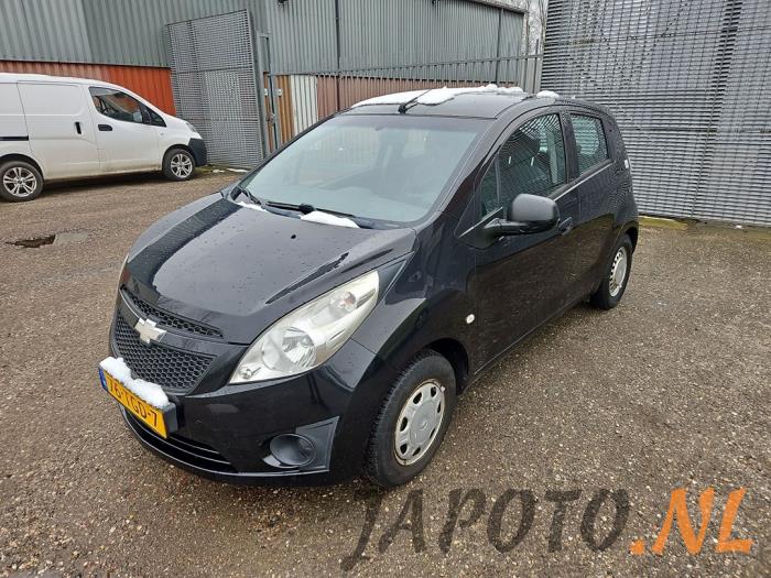 Chevrolet Spark 1.0 16V Bifuel Épave (2012, Noir)