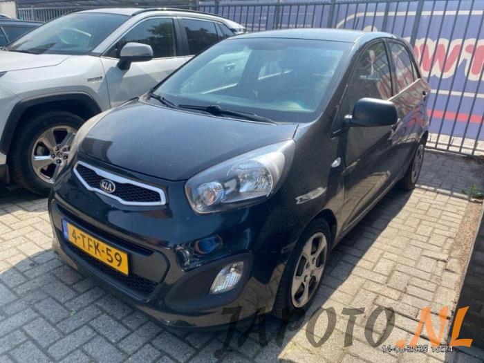 Kia Picanto 1.0 12V Salvage vehicle (2014, Black)