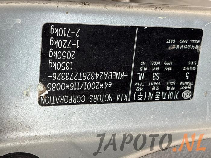 Kia Picanto 1.1 12V Schrottauto (2007, Grau)