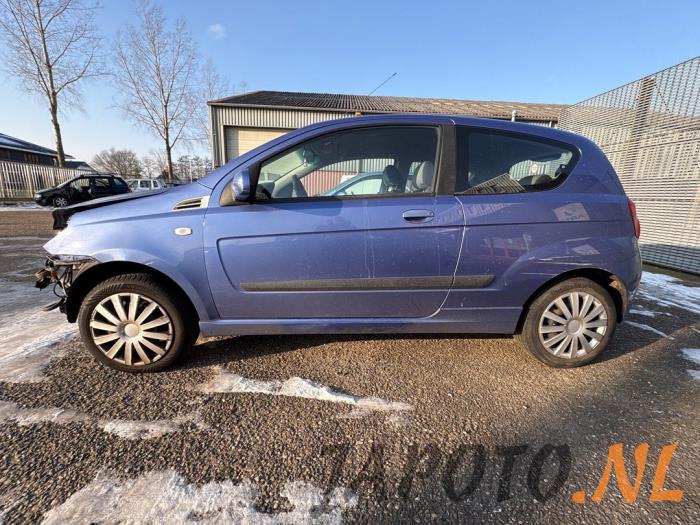 Chevrolet Aveo 1.2 16V Samochód złomowany (2009, Niebieski)