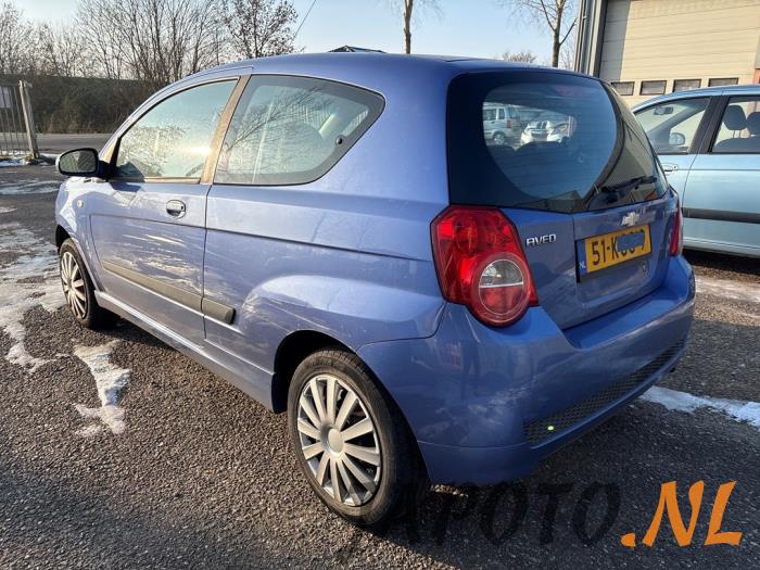 Chevrolet Aveo 1.2 16V Samochód złomowany (2009, Niebieski)