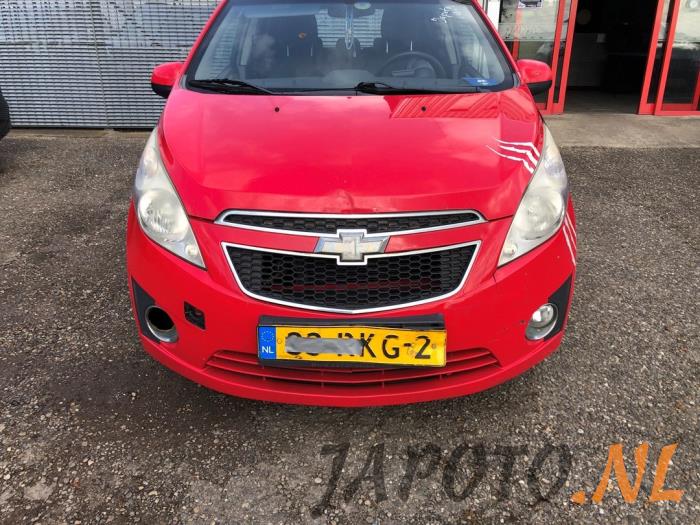 Chevrolet Spark 1.0 16V Bifuel Épave (2011, Rouge)
