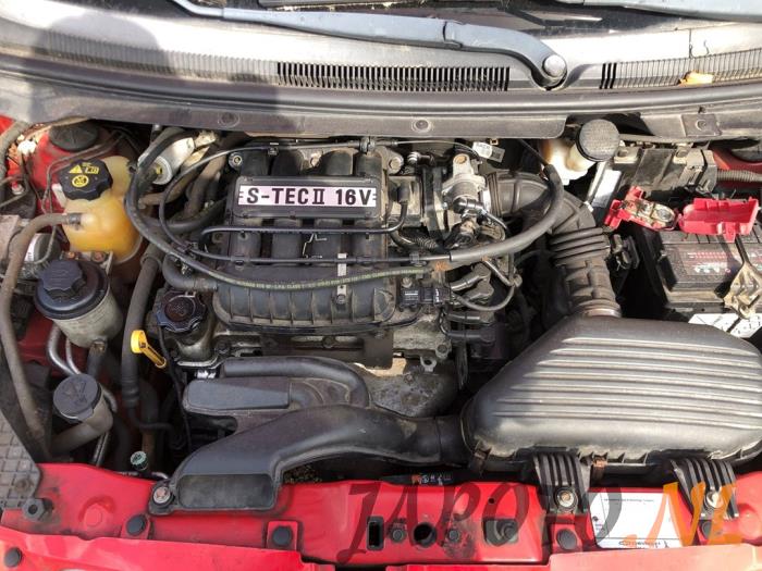 Chevrolet Spark 1.0 16V Bifuel Épave (2011, Rouge)
