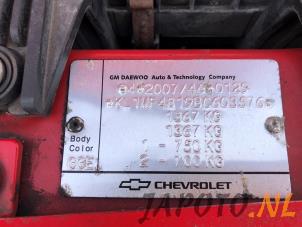 Chevrolet Spark 1.0 16V Bifuel Épave (2011, Rouge)