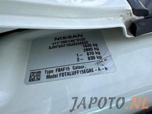 Nissan Juke 1.6 16V Épave (2012, Blanc)