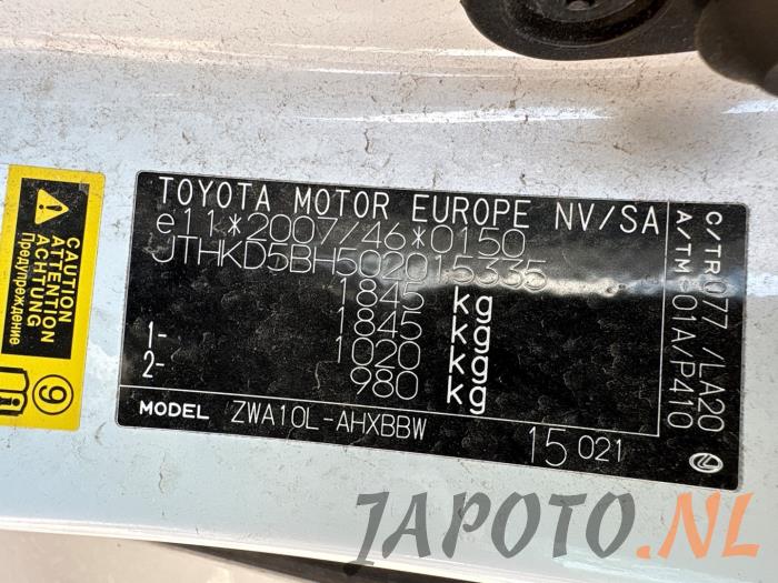 Lexus CT 200h 1.8 16V Samochód złomowany (2011, Bialy)