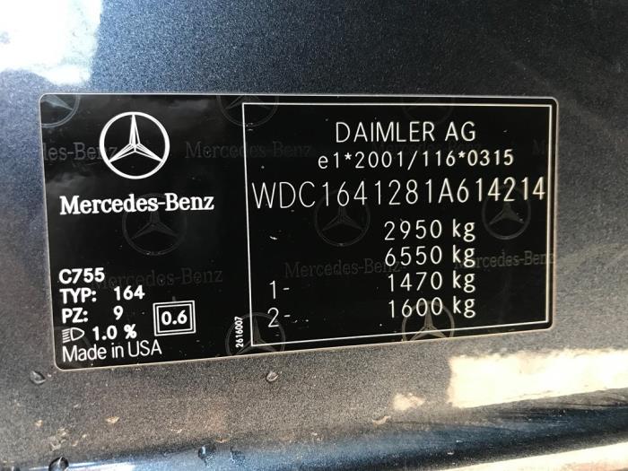 Mercedes ML II 4.0 ML-450 CDI 4-Matic V8 32V Épave (2011)