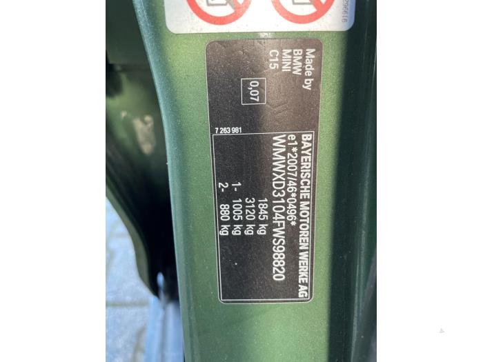 Mini Countryman 2.0 Cooper D 16V Autom. Épave (2014, Métallisé, Vert)