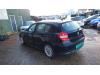 BMW 1 serie 118d 16V Épave (2004, Noir)