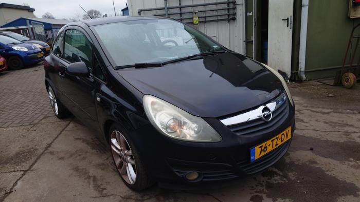 Opel Corsa D 1.4 16V Twinport Épave (2007, Noir)