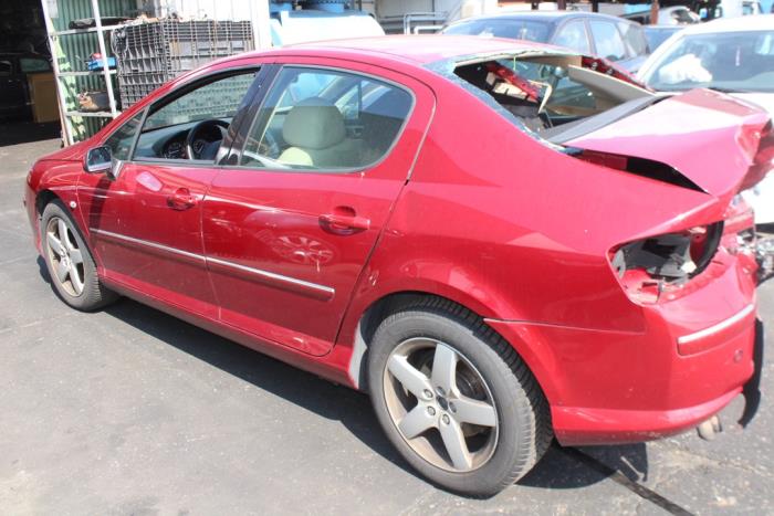 Peugeot 407 2.0 HDiF 16V Salvage vehicle (2008, Red)