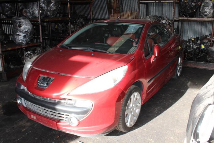 Peugeot 207 CC 1.6 16V Vehículo de desguace (2007, Rojo)