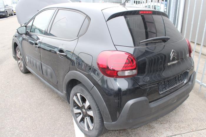 Citroen C3 1.2 Vti 12V PureTech Épave (2017, Noir)