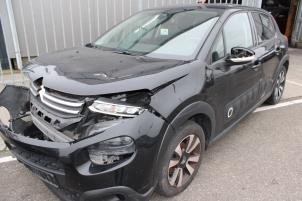 Citroen C3 1.2 Vti 12V PureTech Épave (2017, Noir)