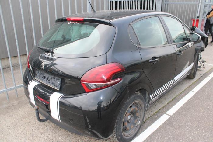 Peugeot 208 I 1.0 Vti 12V PureTech Samochód złomowany (2016, Czarny)