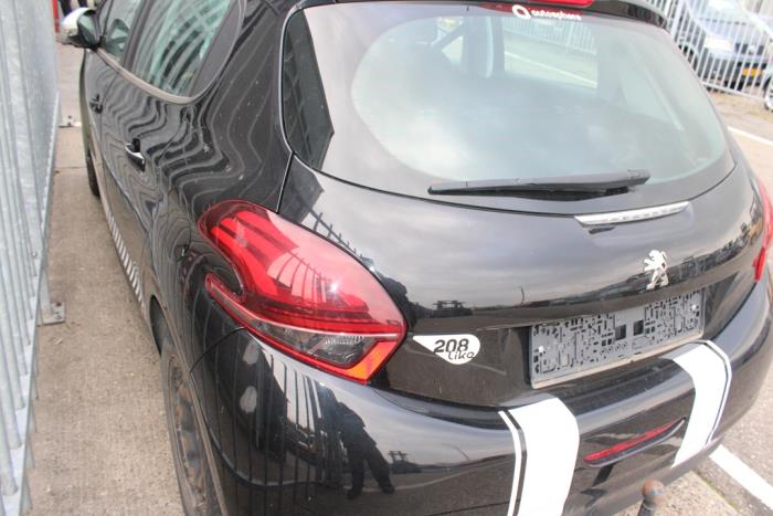 Peugeot 208 I 1.0 Vti 12V PureTech Samochód złomowany (2016, Czarny)