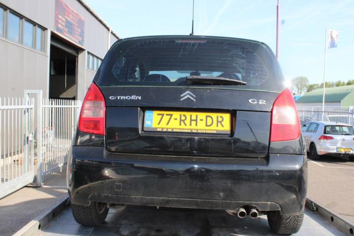 Citroen C2 1.1 Samochód złomowany (2005, Czarny)