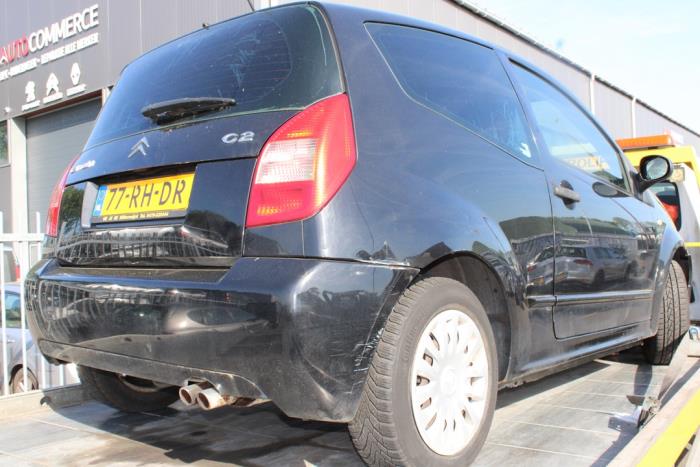 Citroen C2 1.1 Samochód złomowany (2005, Czarny)