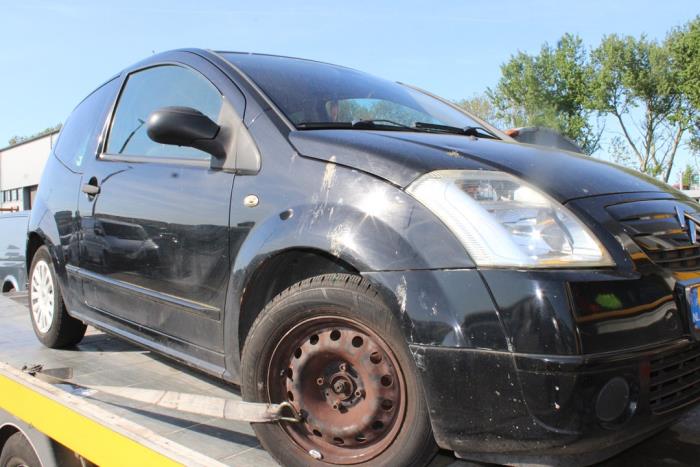 Citroen C2 1.1 Samochód złomowany (2005, Czarny)