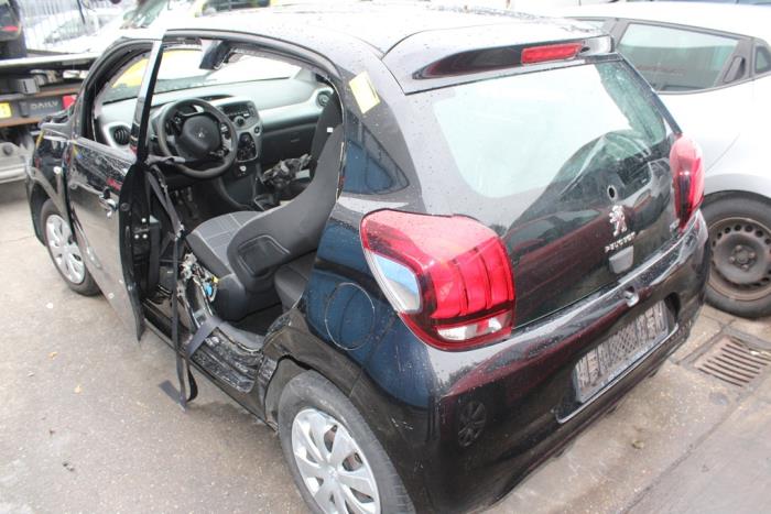 Peugeot 108 1.0 12V Samochód złomowany (2018, Czarny)