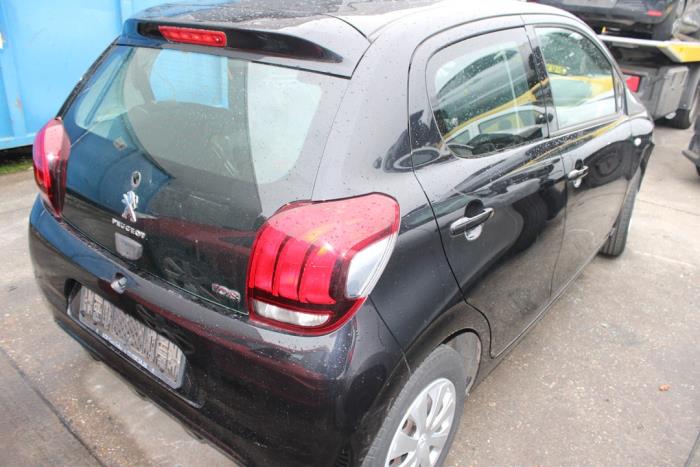 Peugeot 108 1.0 12V Samochód złomowany (2018, Czarny)