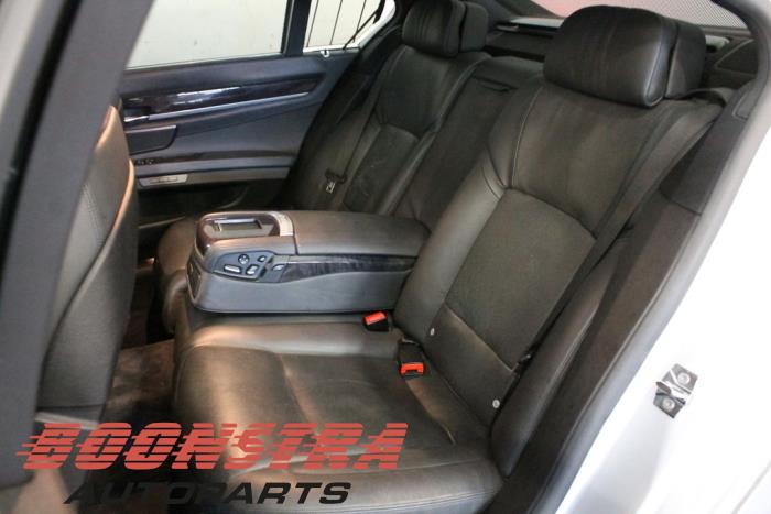 BMW 7 serie 730d 24V Épave (2008, Gris)
