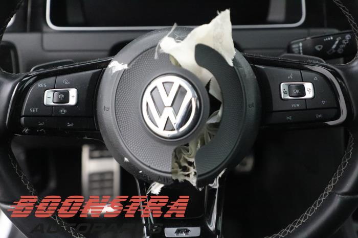 Volkswagen Golf VII 2.0 R 4Motion 16V Samochód złomowany (2019, Bialy)