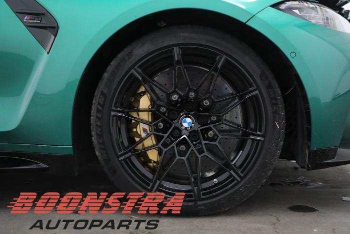 BMW M3 3.0 Competition TwinPower Turbo 24V Schrottauto (2021, Grün)