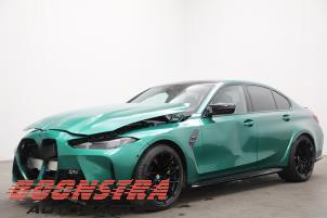 BMW M3 3.0 Competition TwinPower Turbo 24V Schrottauto (2021, Grün)