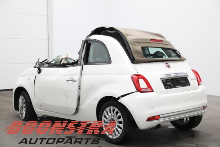 Fiat 500C 1.0 Mild Hybrid Samochód złomowany (2020, Bialy)