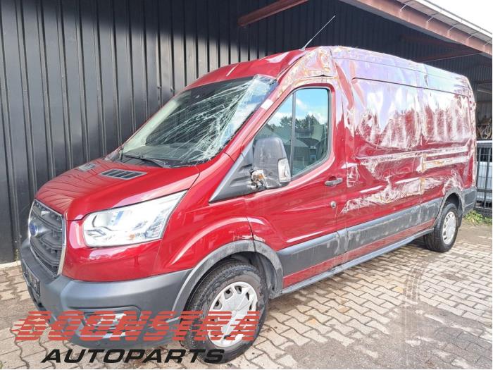 Ford Transit 2.0 TDCi 16V Eco Blue 130 Samochód złomowany (2021, Czerwony)