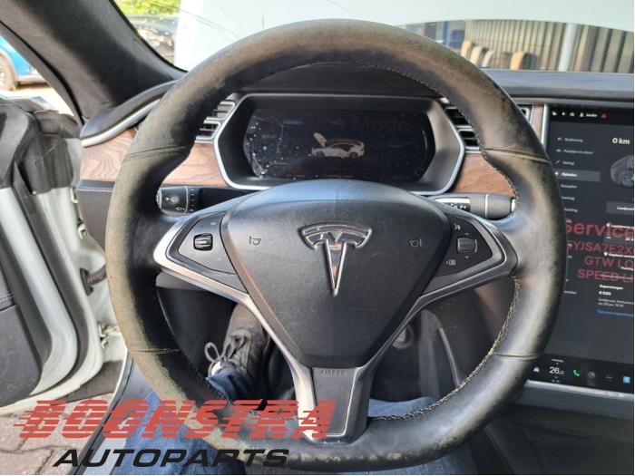 Tesla Model S 90D Vehículo de desguace (2017, Blanco)