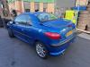 Peugeot 206 CC 2.0 16V Salvage vehicle (2002, Blue)