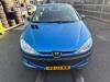 Peugeot 206 CC 2.0 16V Salvage vehicle (2002, Blue)