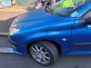 Peugeot 206 CC 2.0 16V Salvage vehicle (2002, Blue)