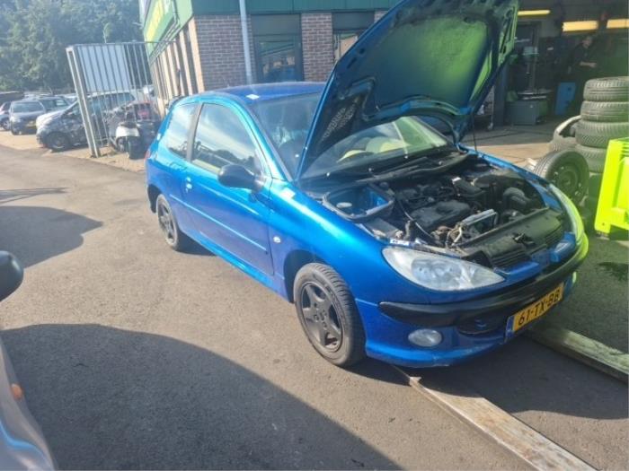 Peugeot 206 1.4 XR,XS,XT,Gentry Samochód złomowany (2007, Niebieski)
