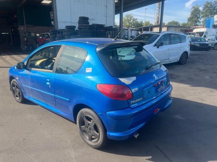 Peugeot 206 1.4 XR,XS,XT,Gentry Samochód złomowany (2007, Niebieski)