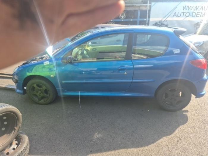Peugeot 206 1.4 XR,XS,XT,Gentry Samochód złomowany (2007, Niebieski)